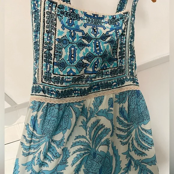 Blue maxi dress New size M - Picture 4 of 4